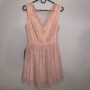 Blush pink dress